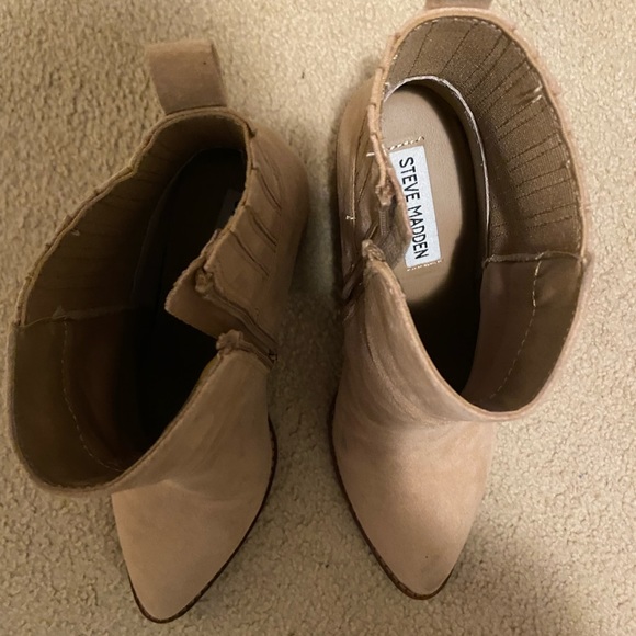 Steve Madden booties tan 7.5 - Picture 5 of 6